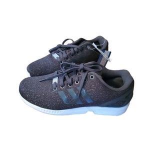 adidas Black and White Athletic Shoes